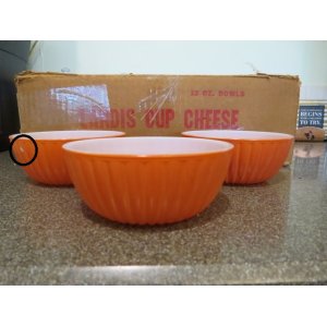 画像:  ヘーゼルアトラス・Landis Cup Cheese・ボウル　赤茶