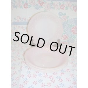 画像: ファイヤーキング・ピンクスワール・スープボウル・美品！