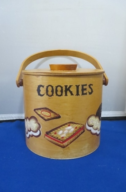 画像1: 木製・クッキージャー